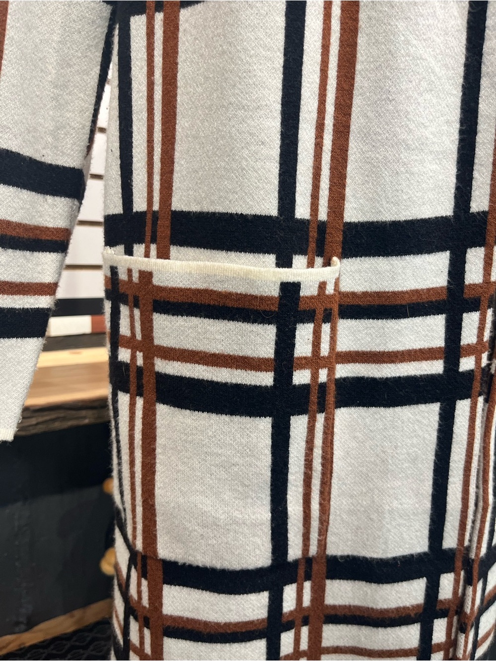 Eva & Paige open front knit jacket size XL - Picture 5 of 8